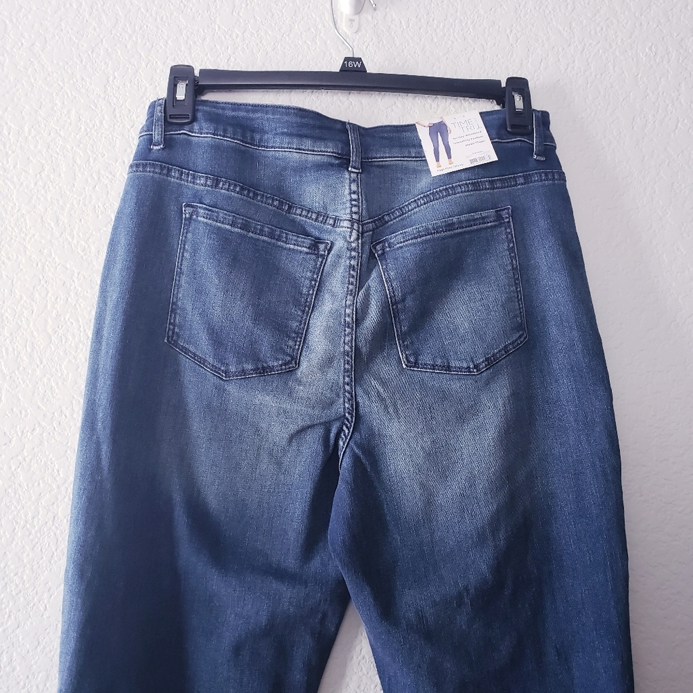 💥SOLD💥Time and Tru Women's High Rise Skinny Jeans 14 - Picture 6 of 10